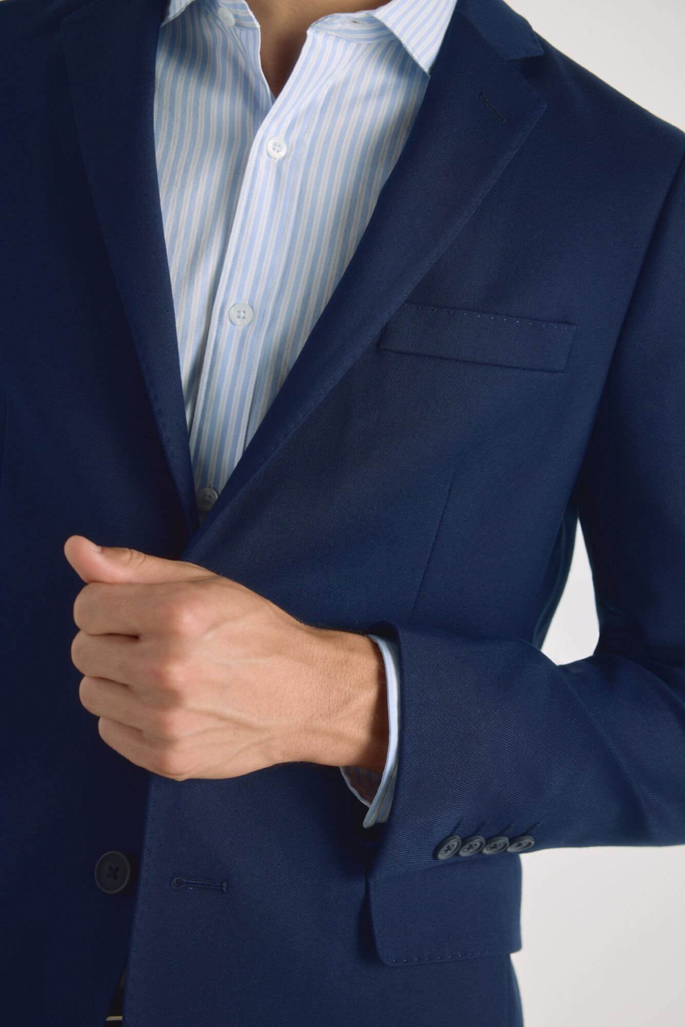 Milano Blazer de tejido de punto Navy