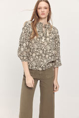 Fifty Outlet Blusa manga abullonada. Verde