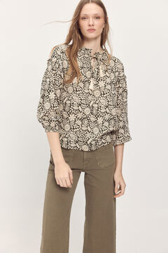 Fifty Outlet Blusa manga abullonada. Verde