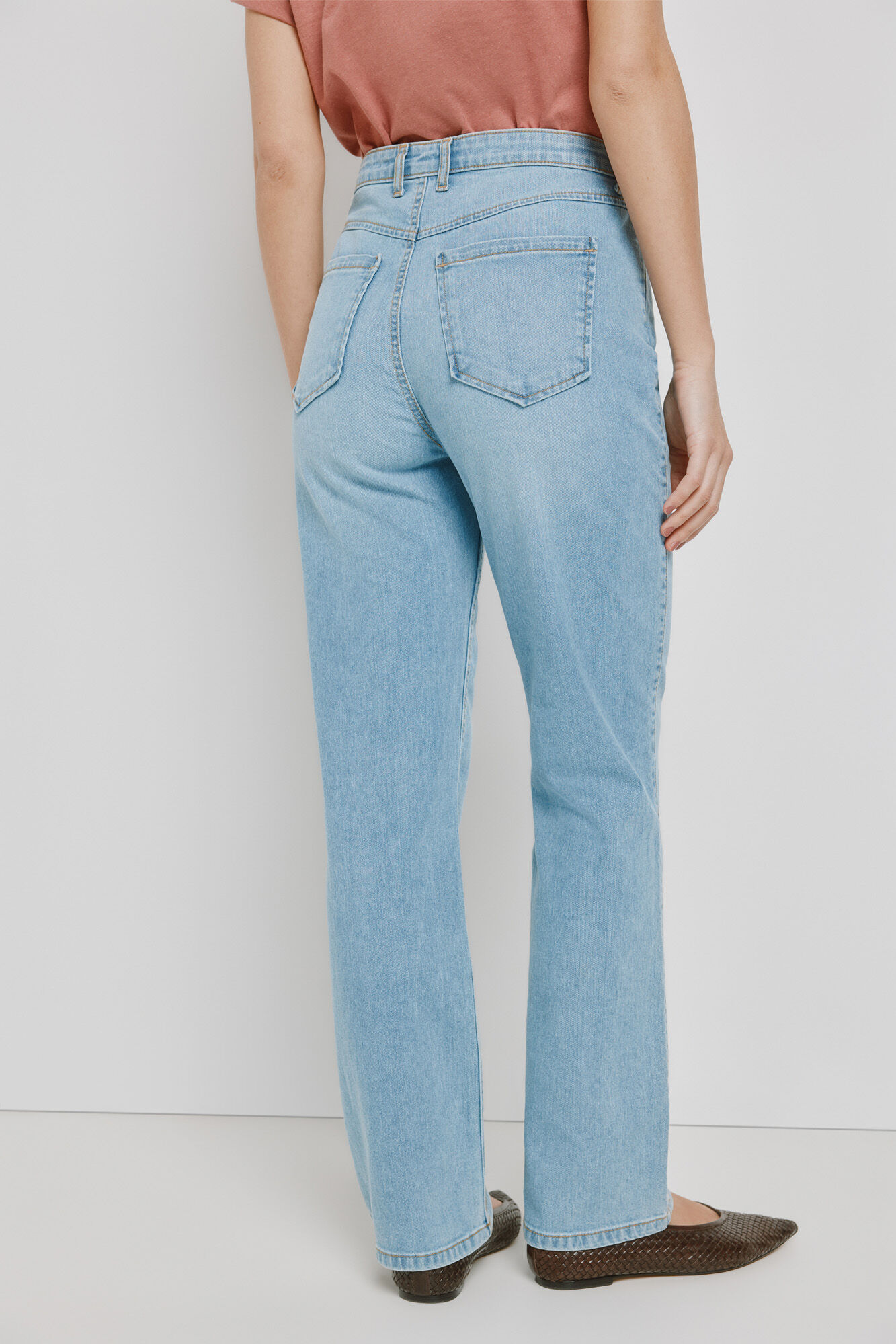 Milano Pantal&oacute;n regular de denim Azul