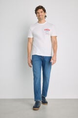 Milano Pantal&oacute;n de mezclilla regular fit Azul