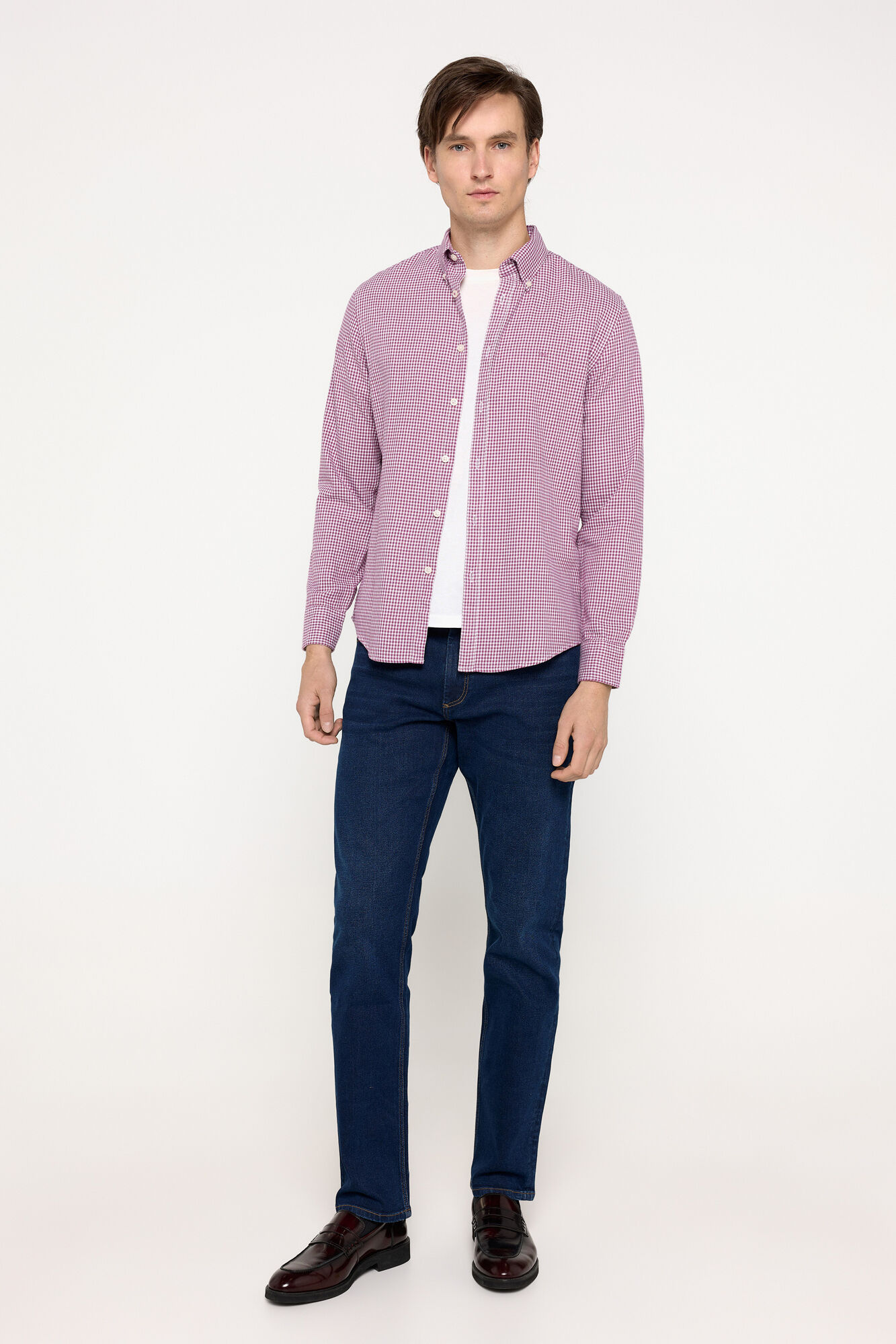 Milano Camisa Twill Cuadros