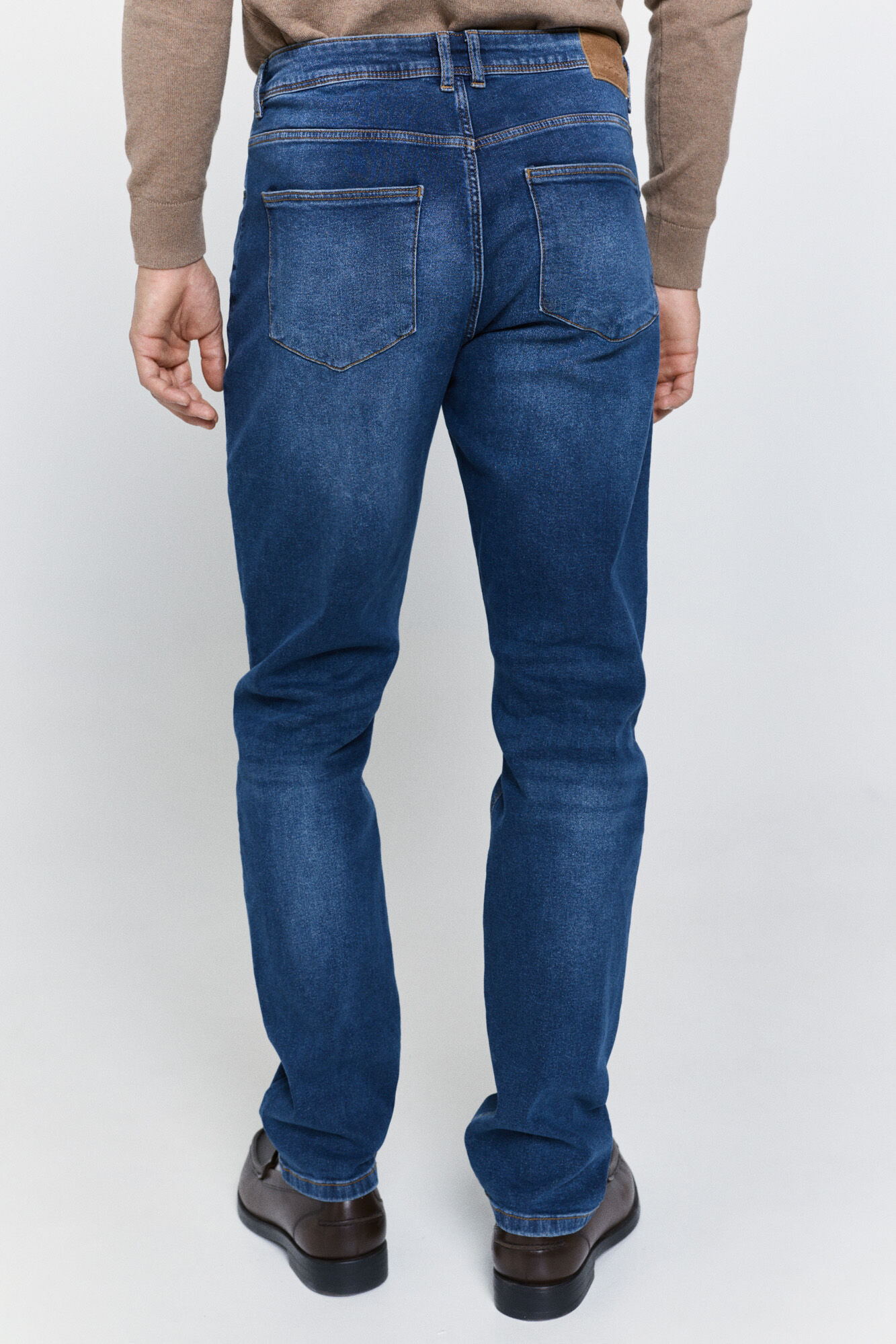 Milano Chinos de corte c&oacute;modo Azul Oscuro