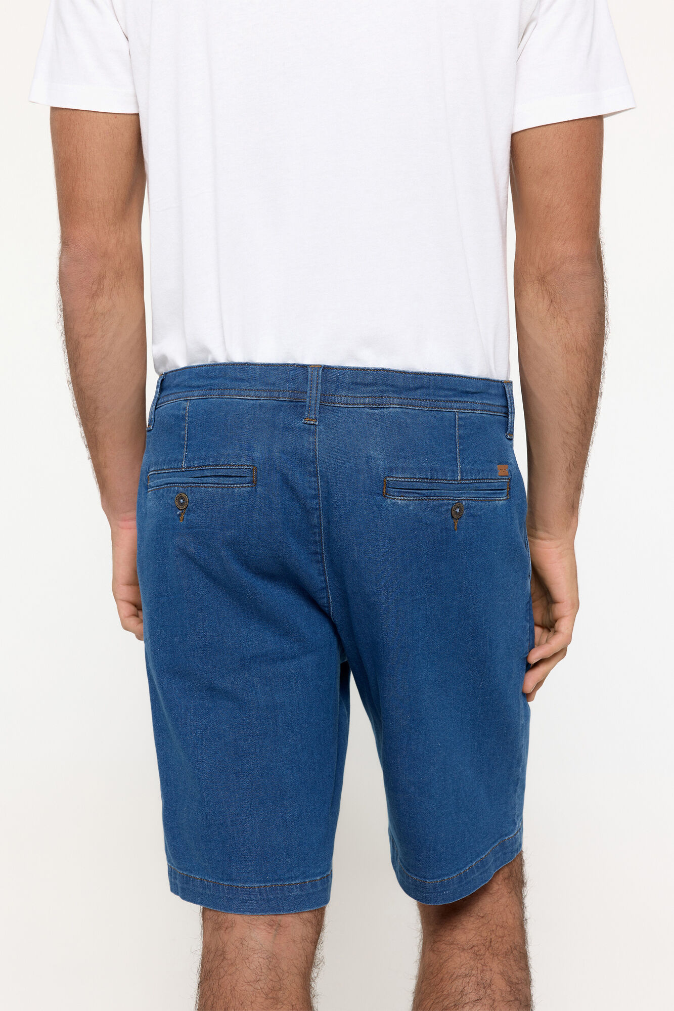 Milano Bermudas denim algod&oacute;n Azul