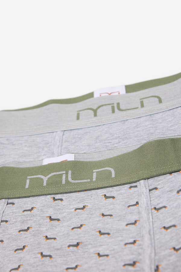 Milano Pack boxer print fantasía Verde