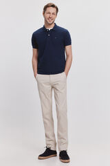 Fifty Outlet Pantalón chino liso Beige