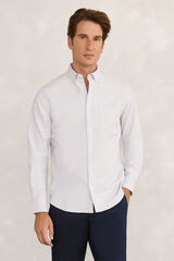 Milano Camisa deportiva Oxford Gris Claro