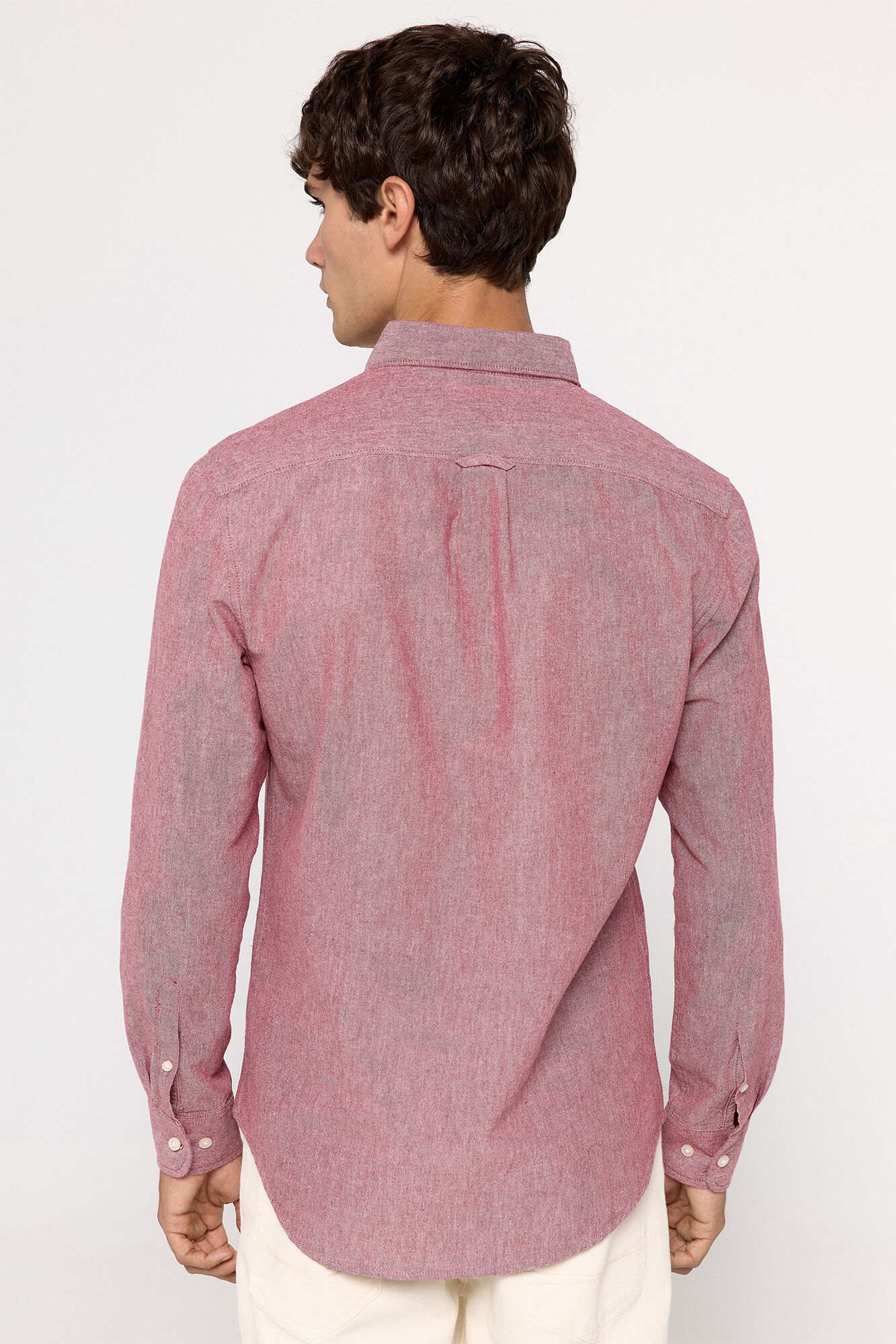 Milano Camisa Oxford Lisa Rojo