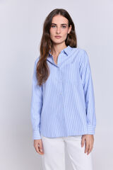 Milano Camisa oxford rayas Azul
