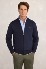 Fifty Outlet Cárdigan de canalé Navy