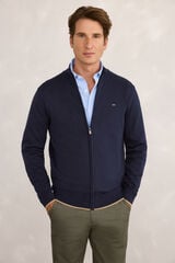 Fifty Outlet Cárdigan de canalé Navy