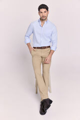 Milano Pantal&oacute;n chino regular fit Beige