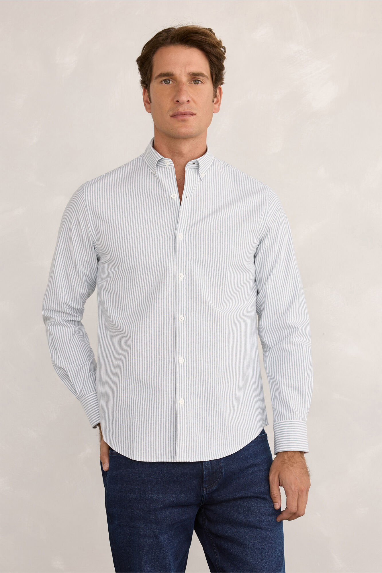 Milano Camisa deportiva a rayas 