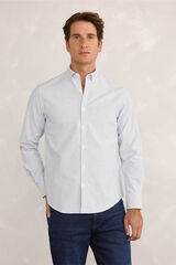 Milano Camisa deportiva a rayas  Azul turquesa