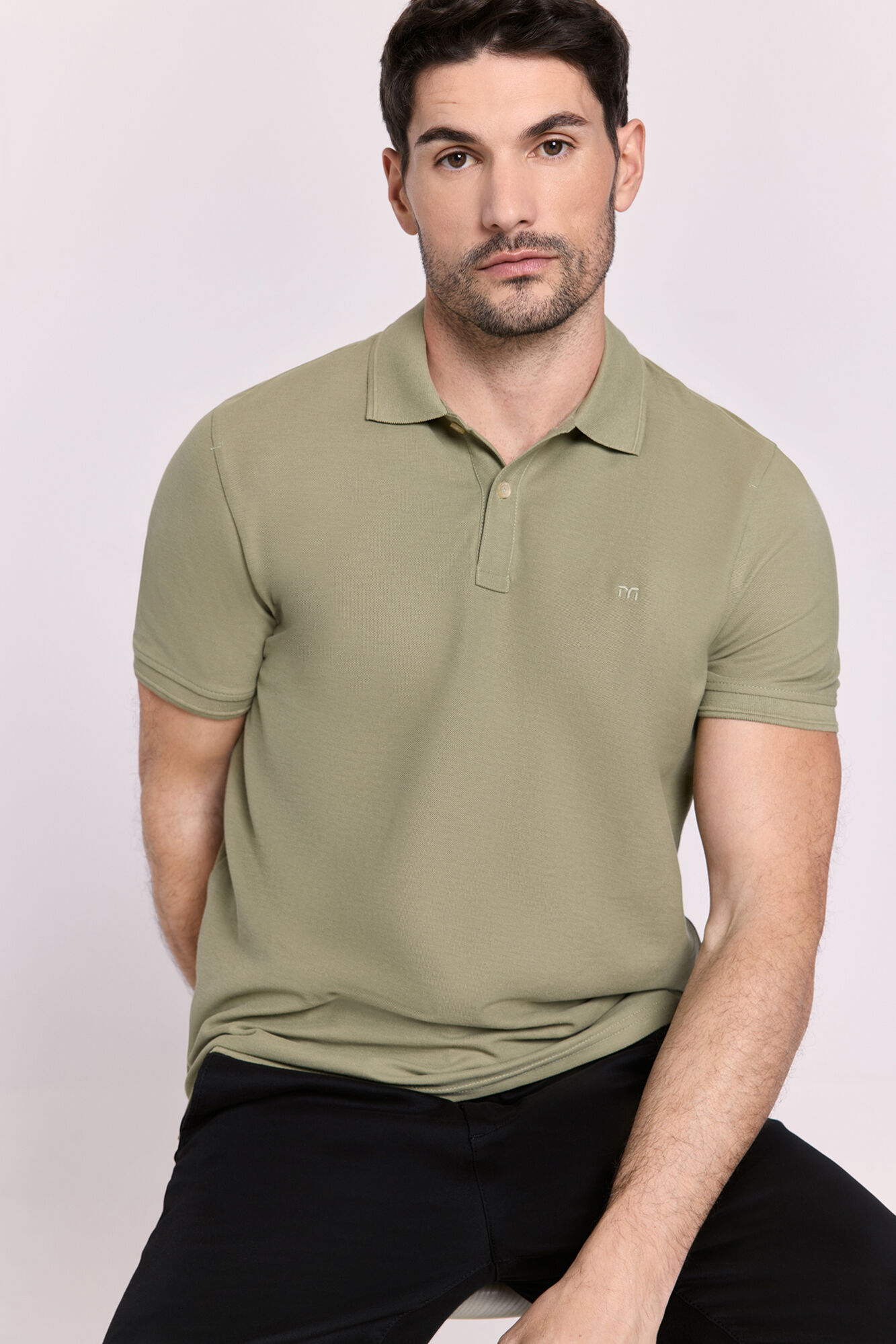 Milano Polo manga corta