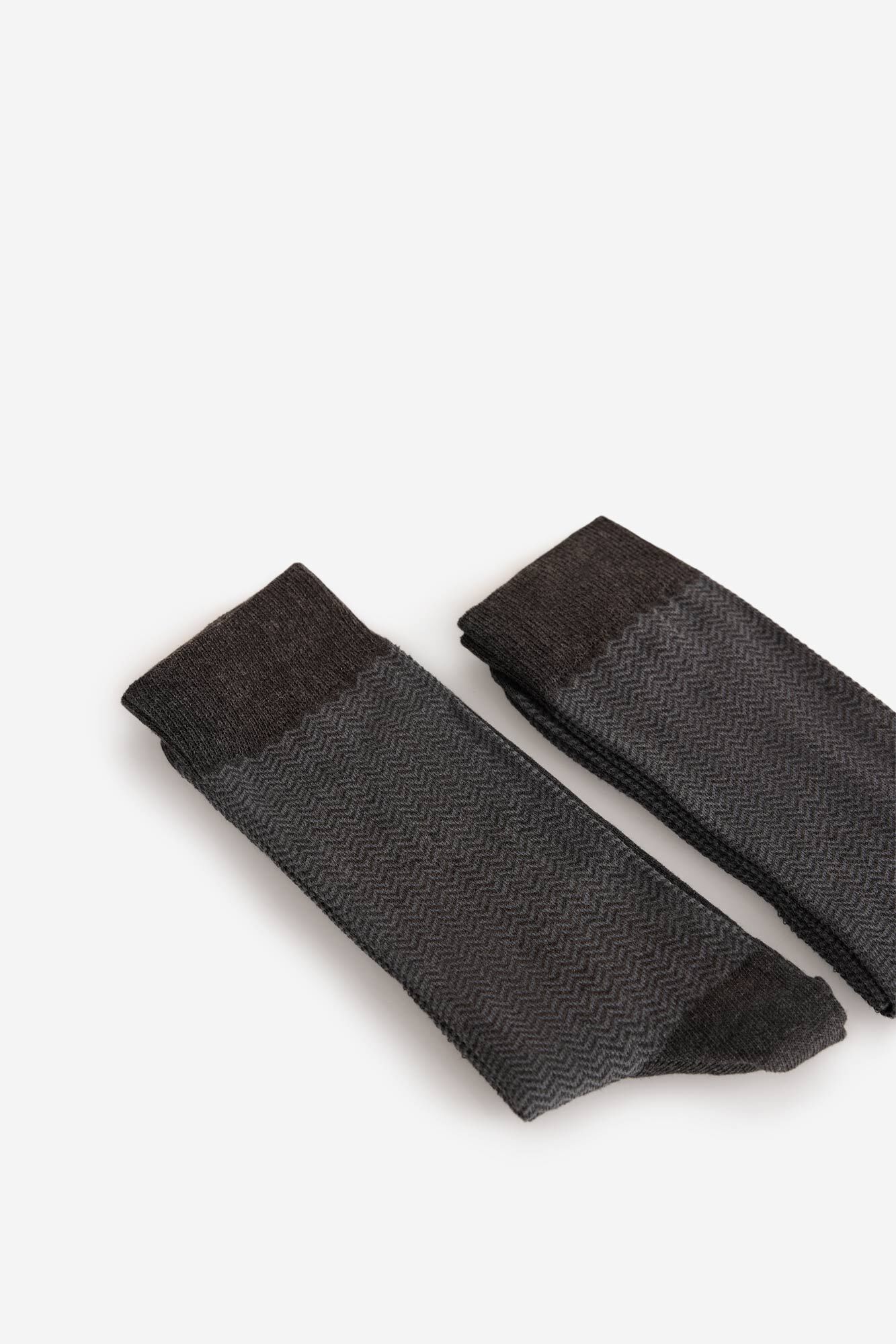 Milano Calcetines de espiga Gris