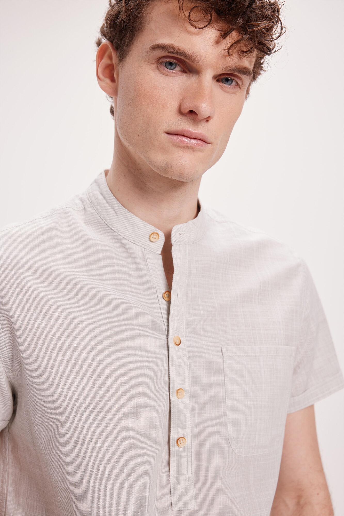 Milano Camisa Slub natural