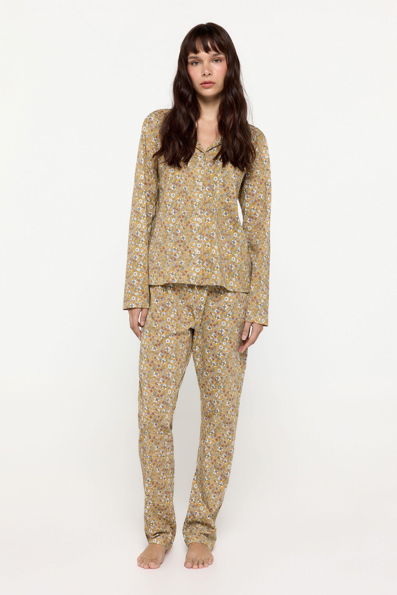 Milano Pijama camisero flores