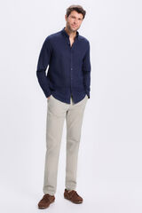 Milano Chinos ajustados Marfil