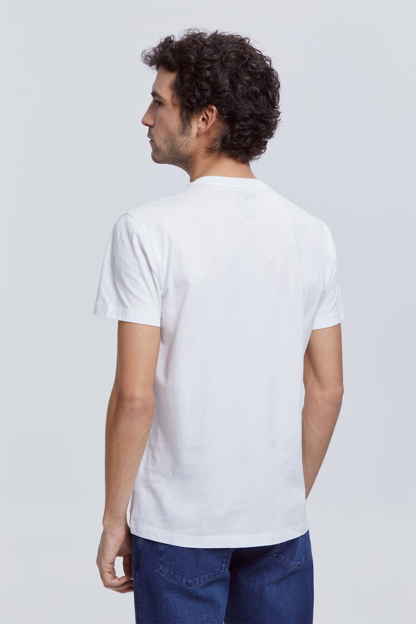 Milano Camiseta basica 100% algod&oacute;n BCI Blanco