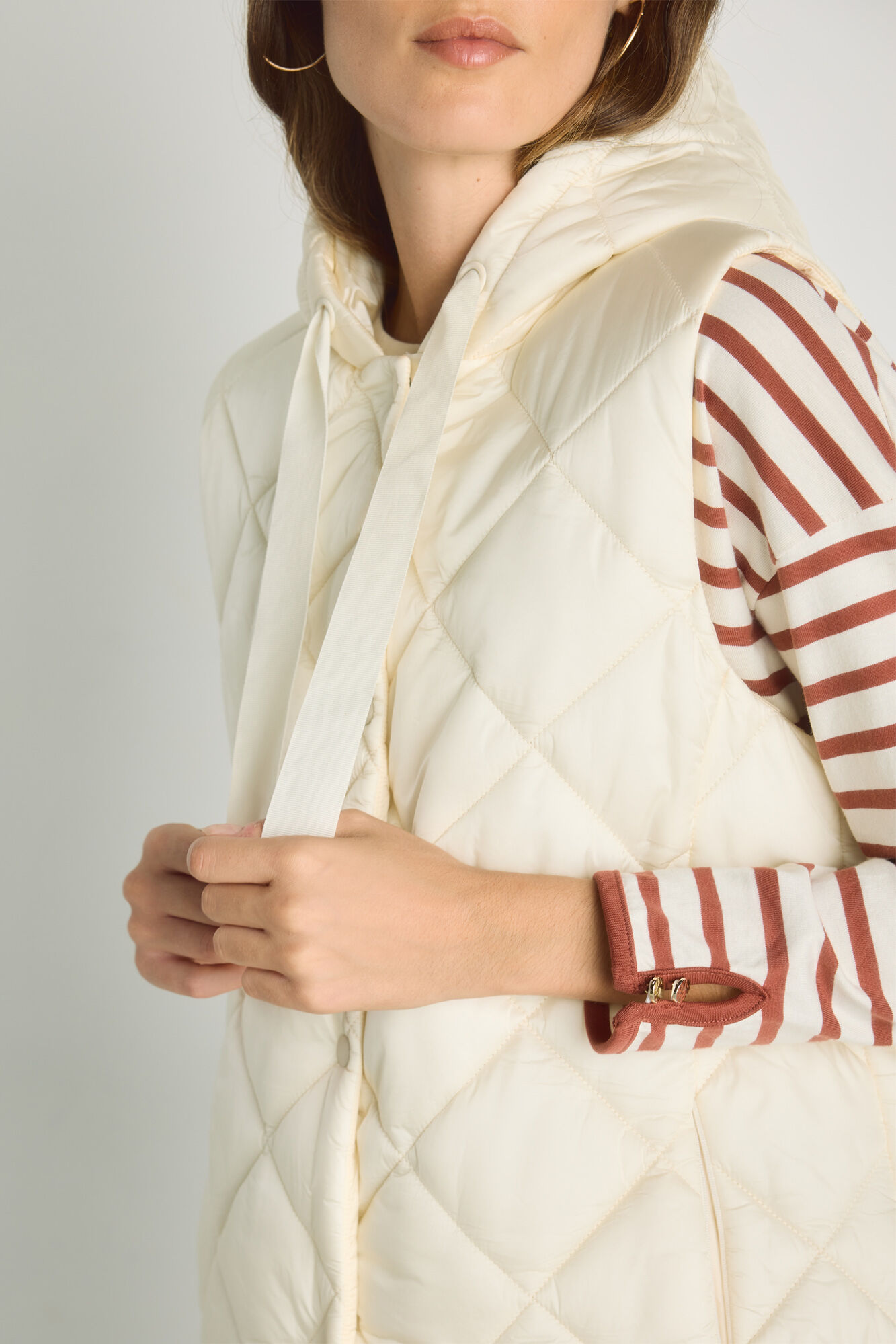 Milano Chaleco acolchado ultralight Beige