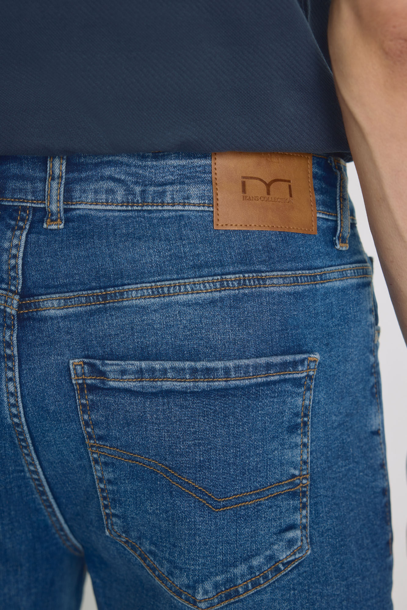 Milano Pantal&oacute;n de mezclilla slim fit Azul