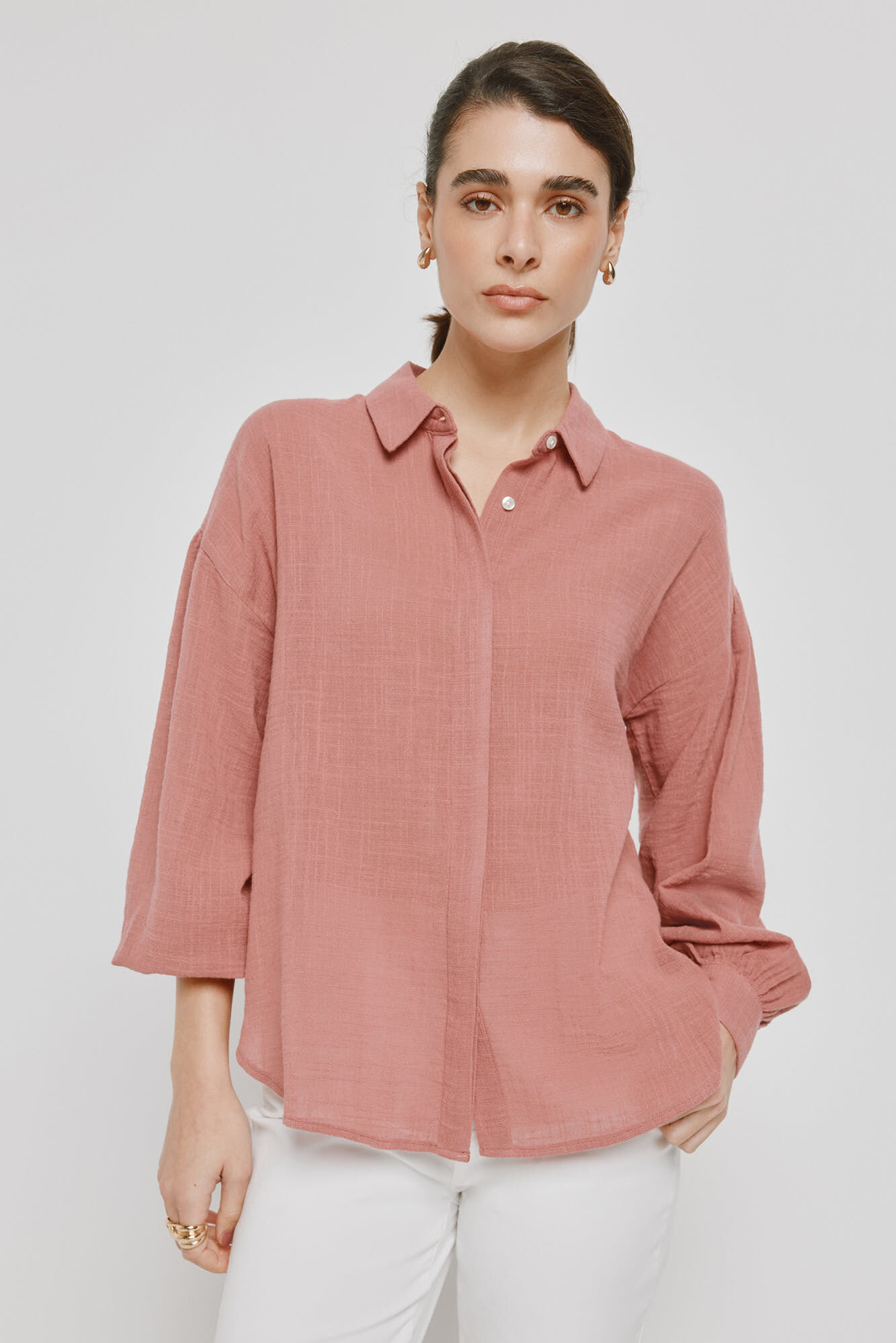 Milano Blusa lisa Rosa