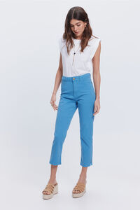 Fifty Outlet Pantalón pirata cinco bolsillos Azul