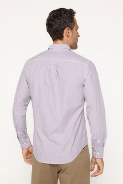 Fifty Outlet Camisa Popelín Rayas Granate