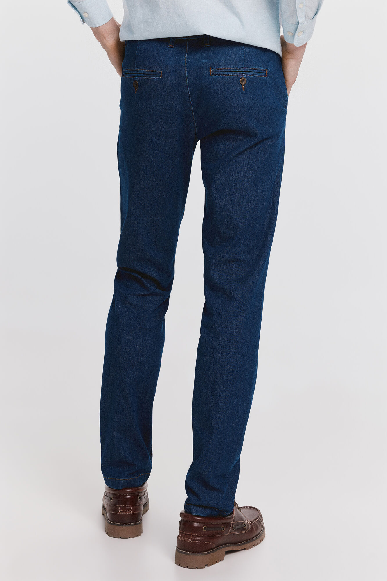 Milano Chino Denim Algod&oacute;n Navy