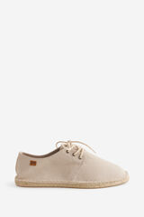 Milano Zapato de suela de yute Beige