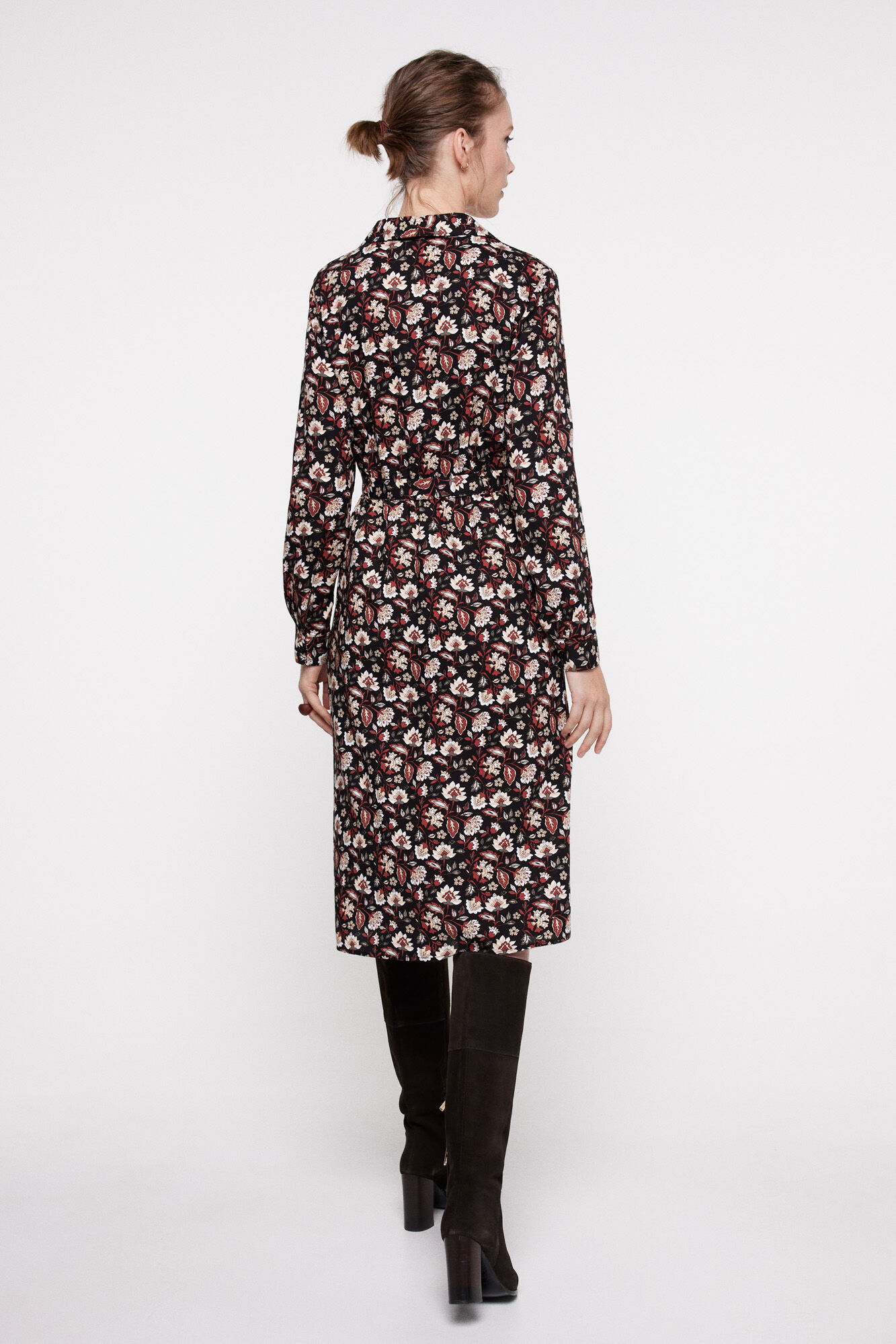 Milano Vestido Camisero Midi natural