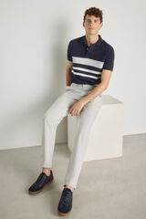 Milano Pantal&oacute;n chino slim Gris Claro