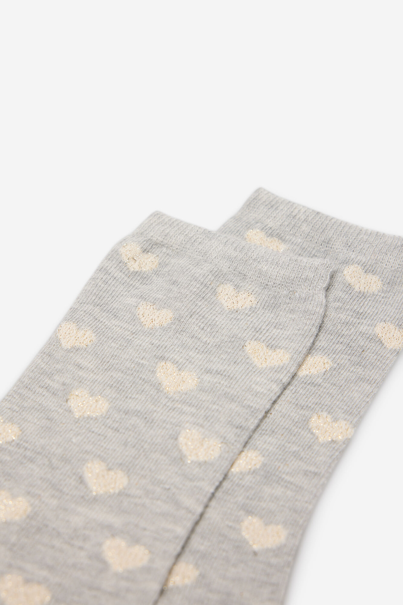 Milano Calcetines corazones lurex
