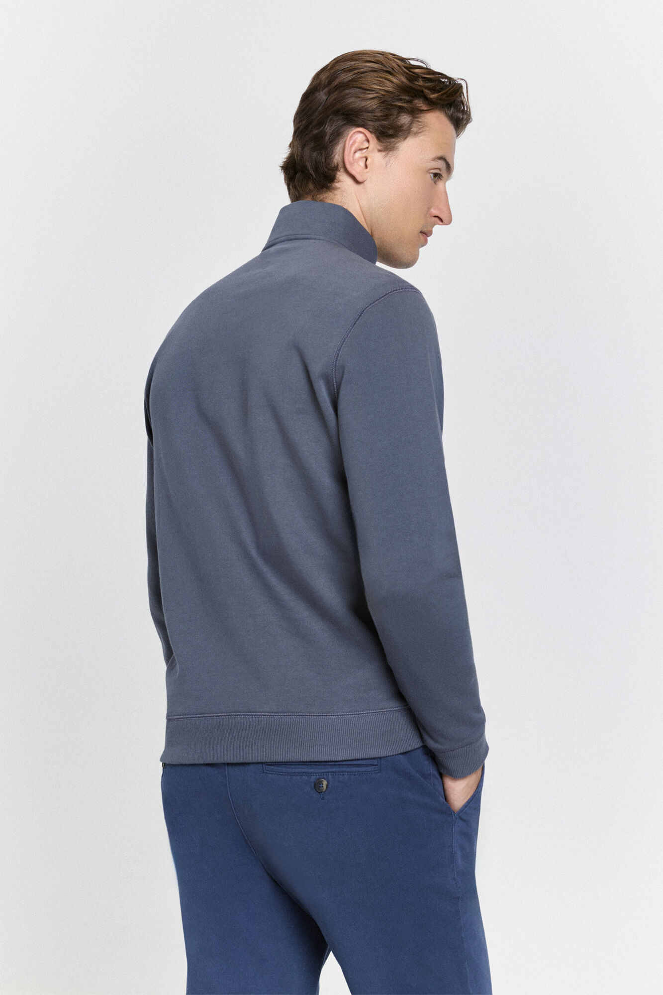 Milano Sudadera con logo de semi-cisne Gris Oscuro