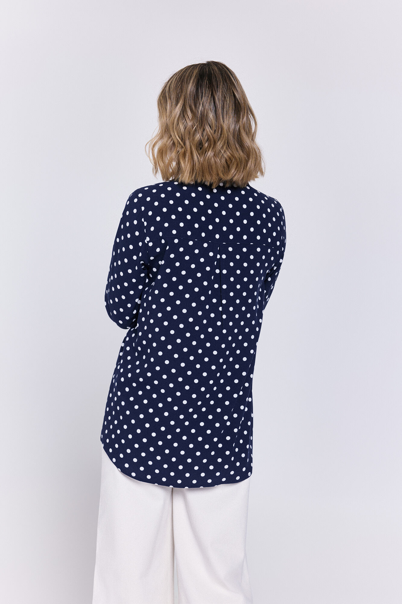 Milano Blusa fluida Azul