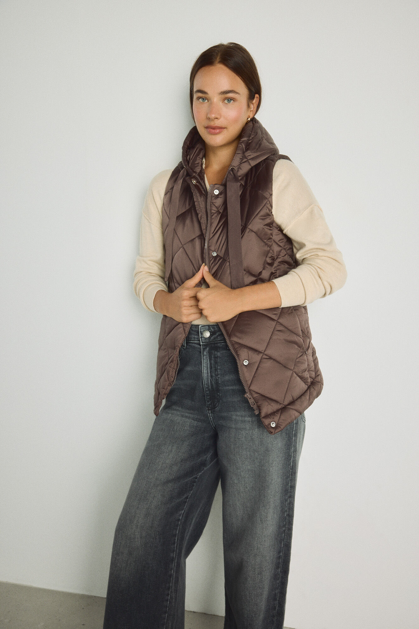 Milano Chaleco acolchado ultralight Gris