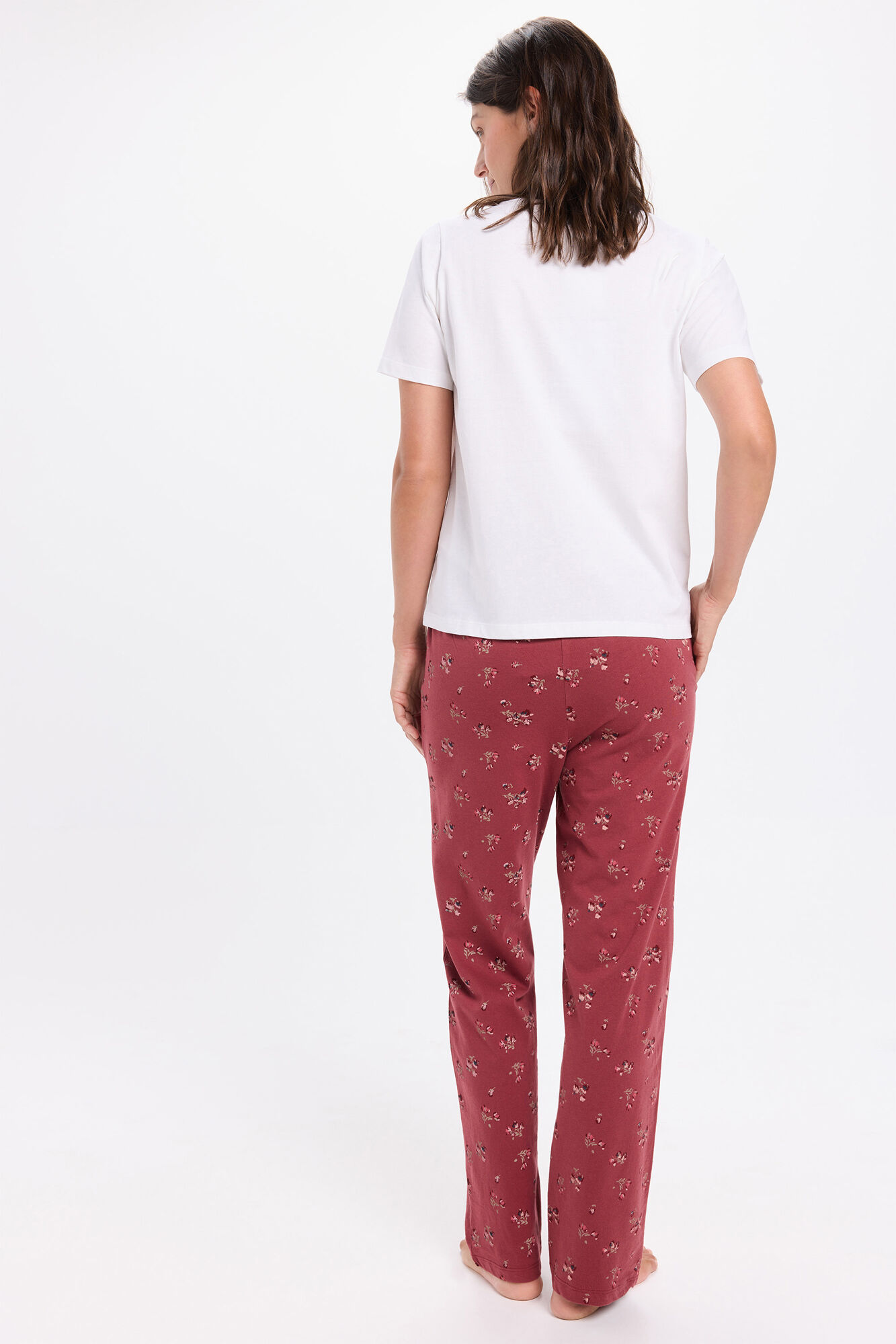 Milano Pijama de conejo Granate