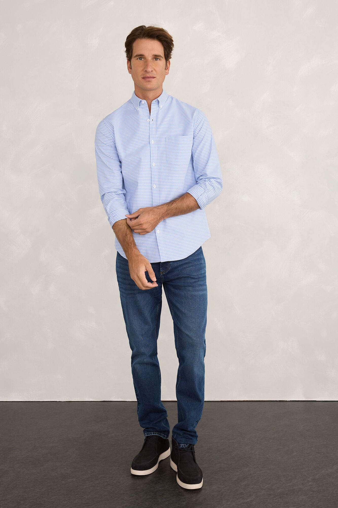 Milano Camisa deportiva a cuadros