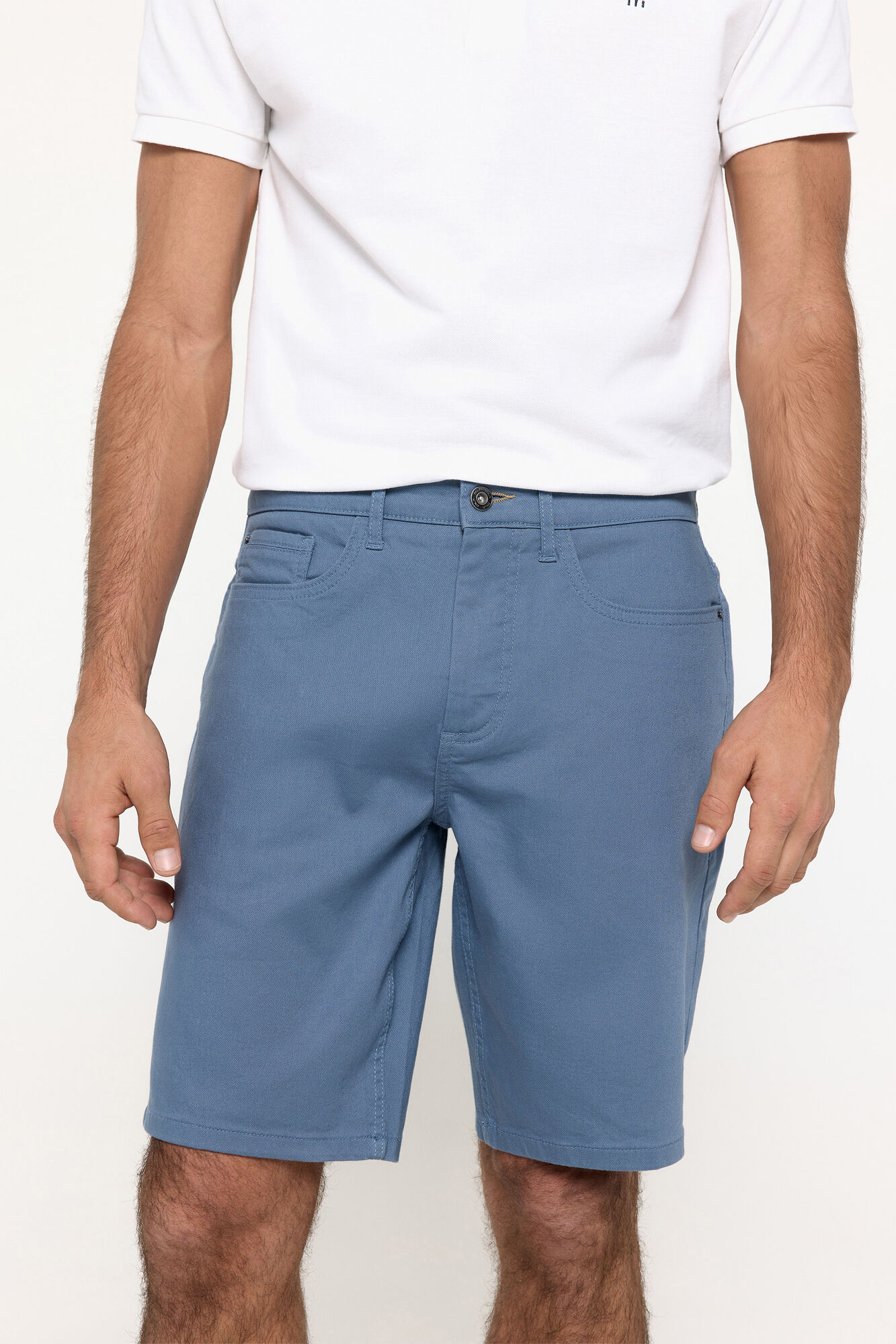 Milano Bermudas cinco bolsillos. Azul