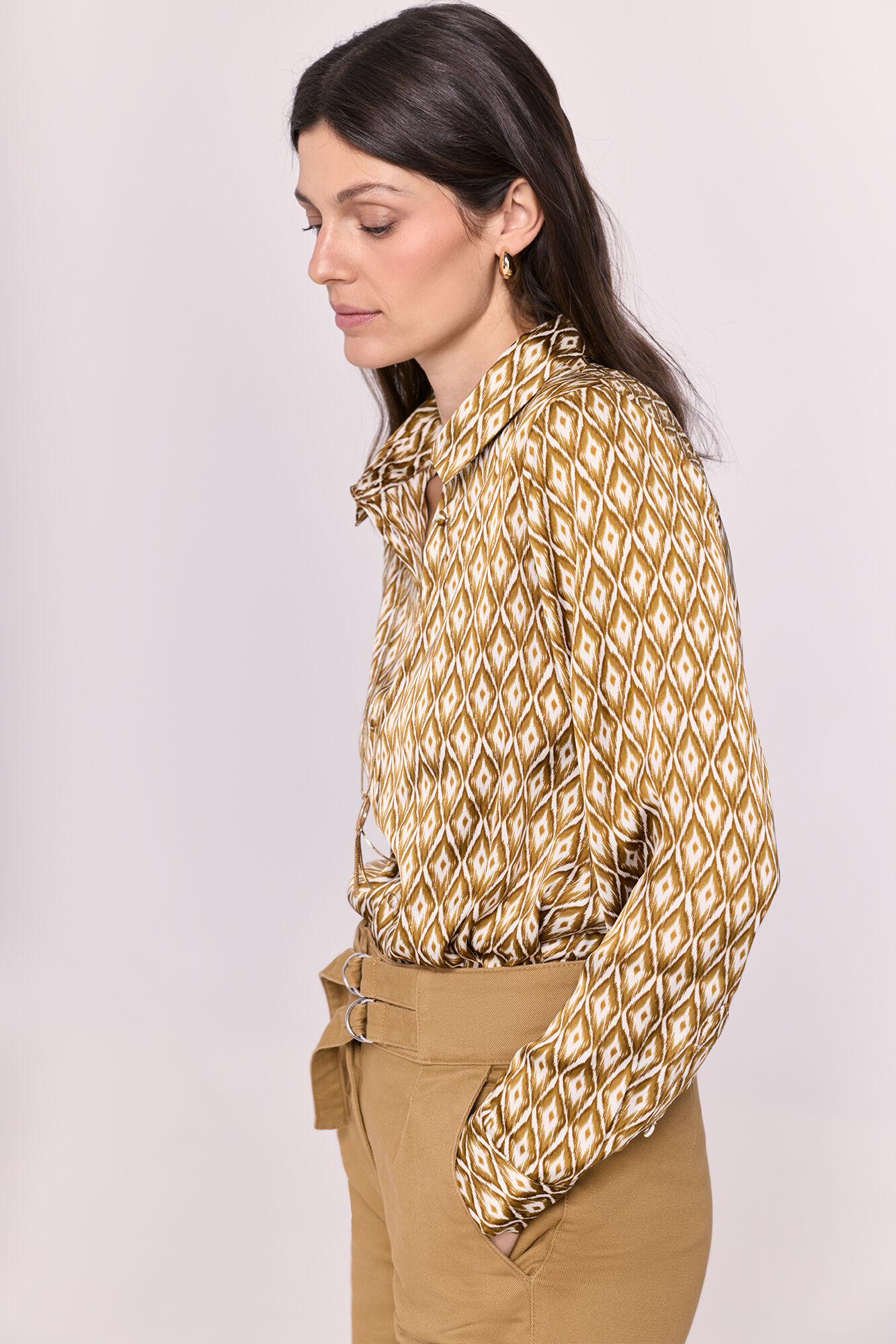 Milano Camisa satinada estampada Arena