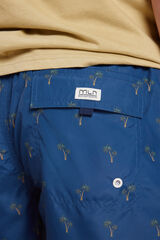 Fifty Outlet Bañador Estampado a Contraste Azul