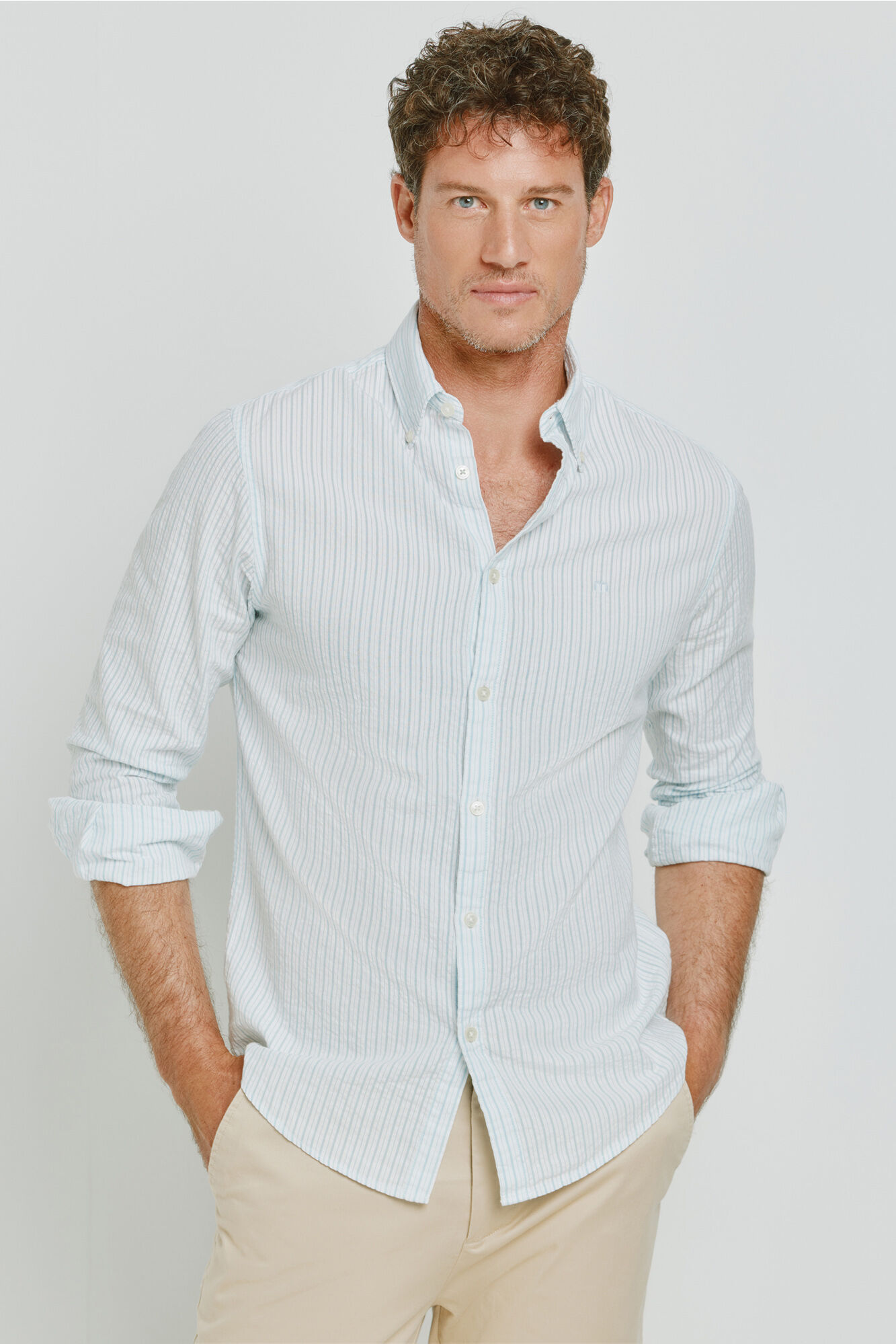 Milano Camisa de rayas manga larga