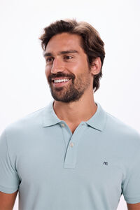Fifty Outlet Polo básico de piqué Azul