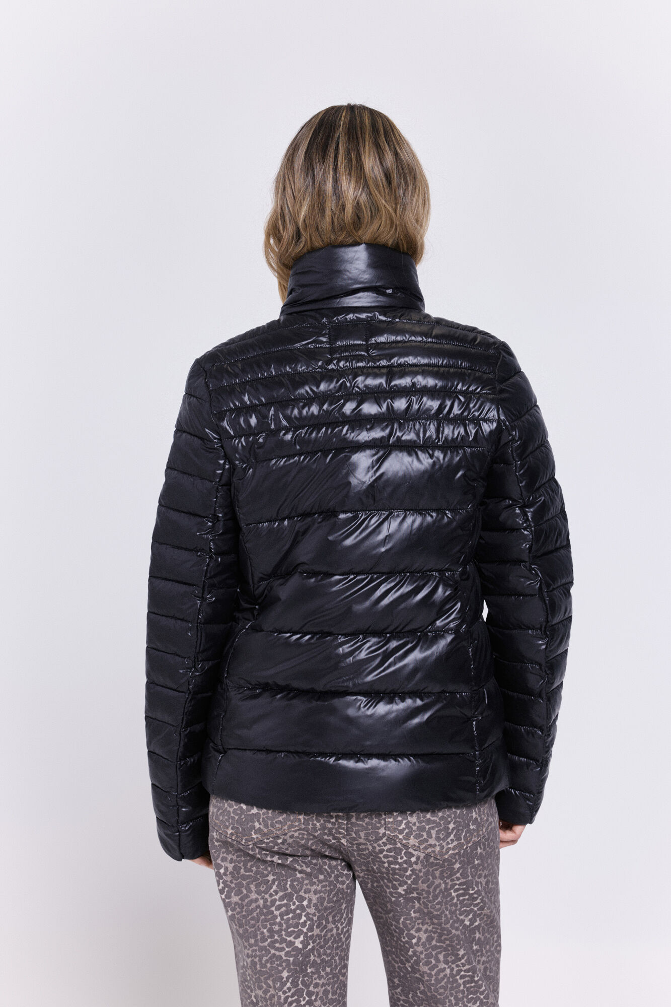 Milano Plum&iacute;fero short estilo plum&iacute;fero Negro