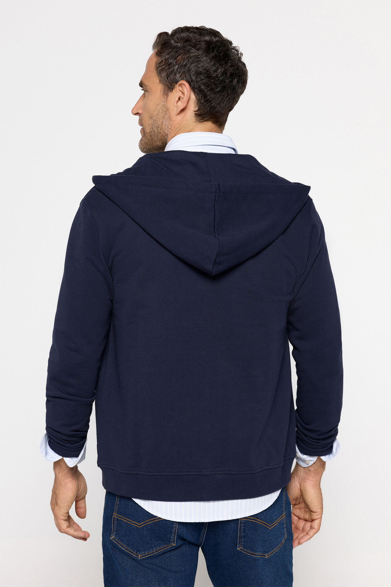 Milano Sudadera algod&oacute;n con capucha Navy
