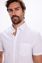 Fifty Outlet Camisa de rayas rayas Azul