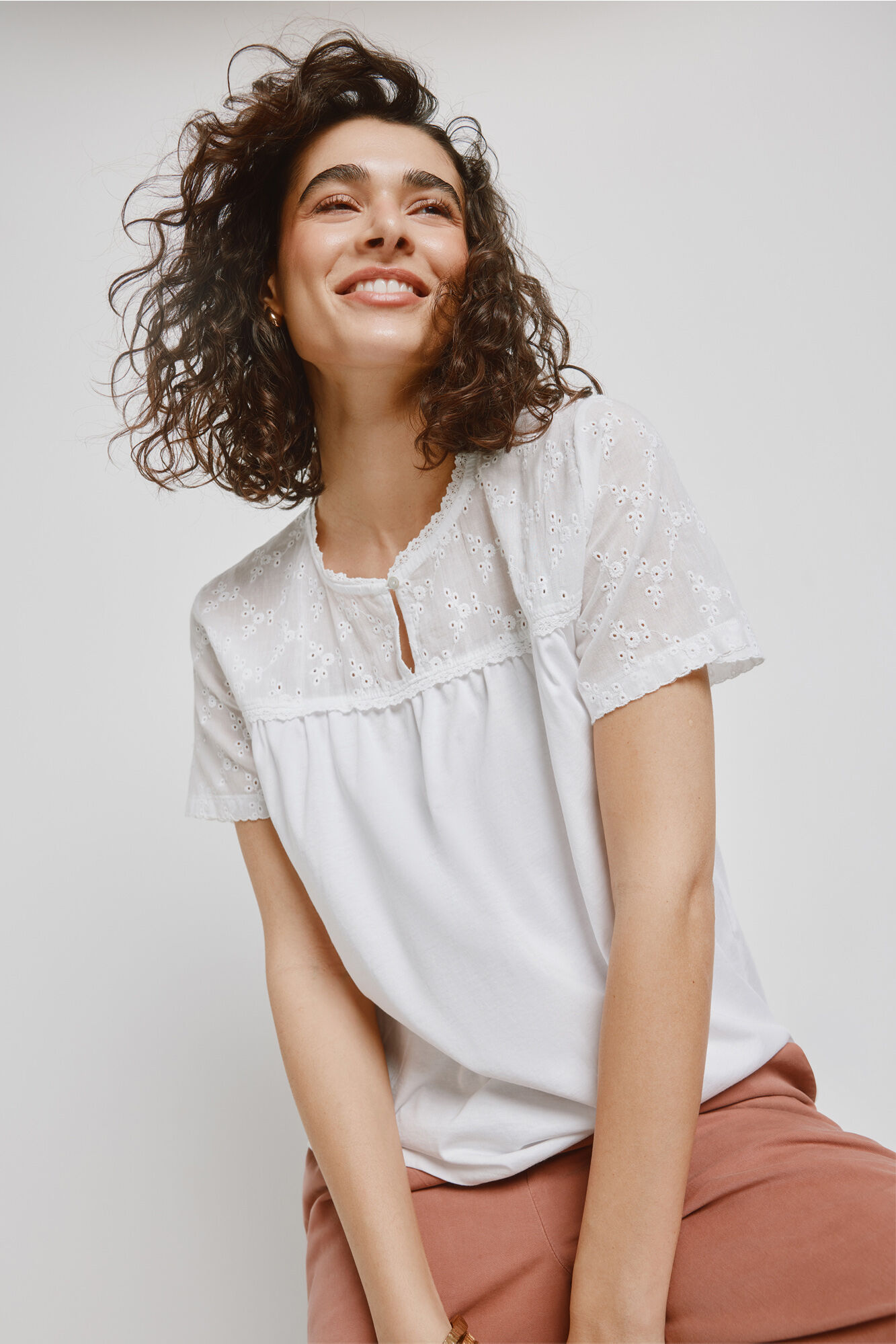 Milano Playera de manga corta Blanco