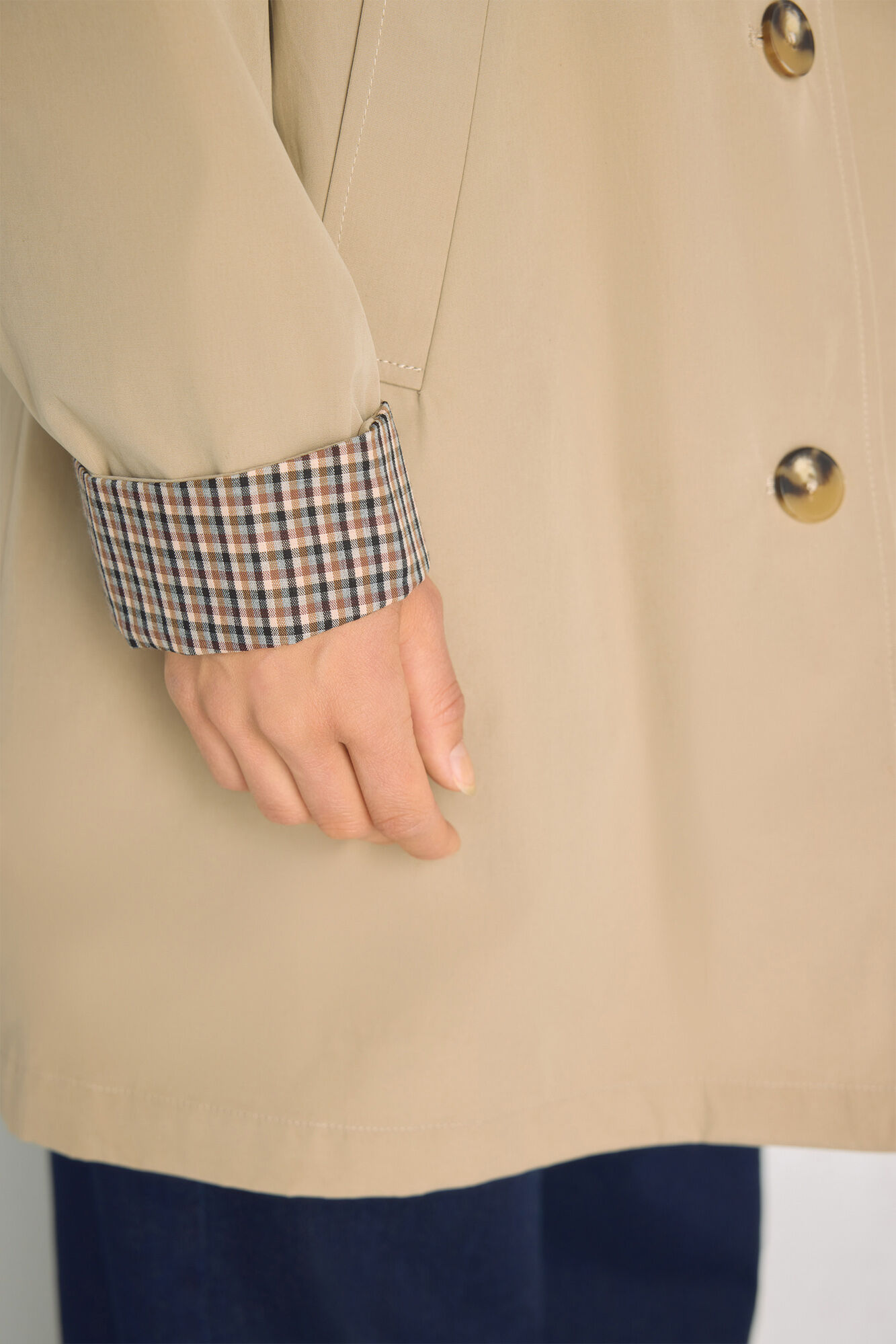 Milano Gabardina larga Beige