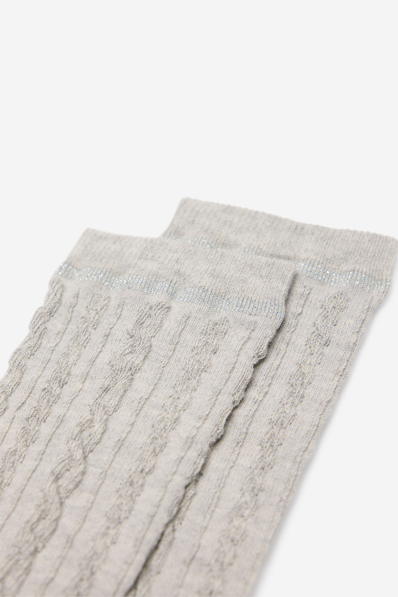 Milano Calcetines Cables Beige/Camel